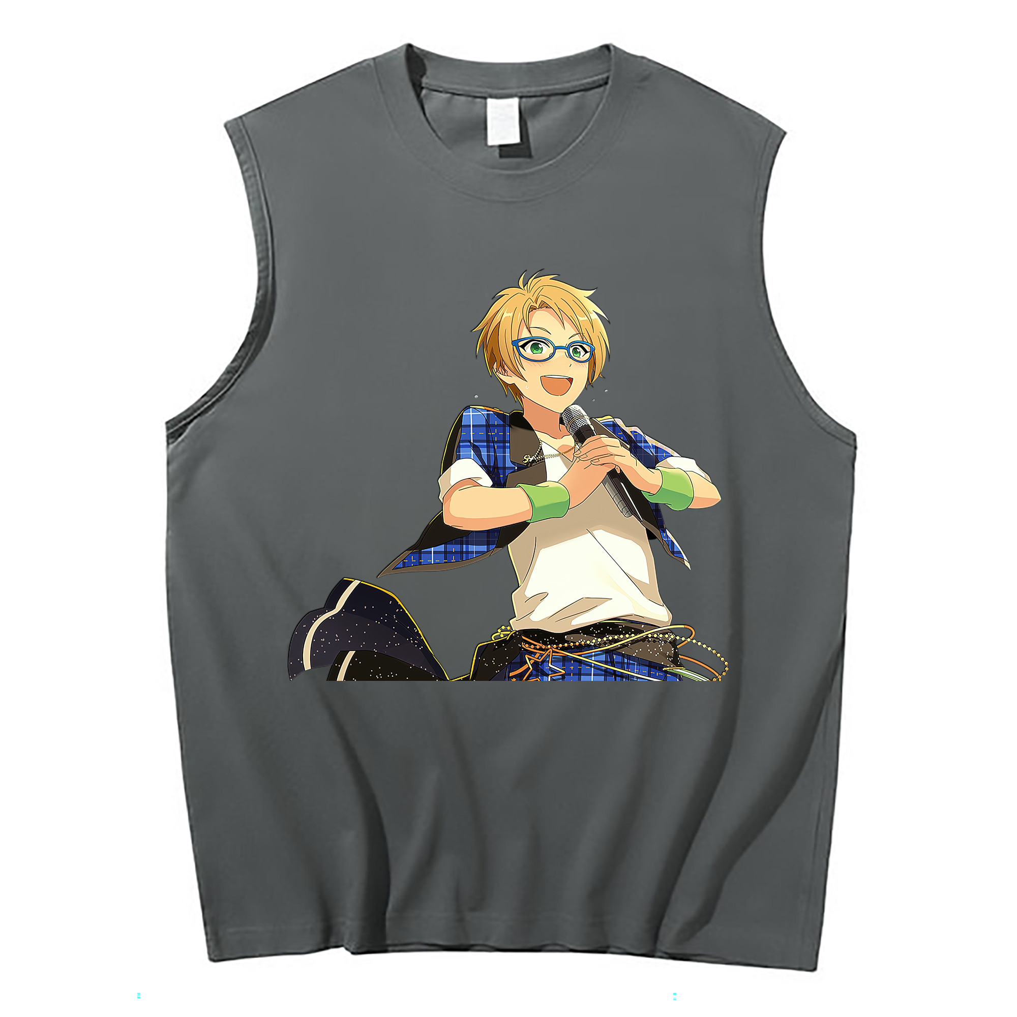 （画像用） あんさんぶるスターズ! Ensemble Stars コットン100％タンクトップ（フロントプリント）